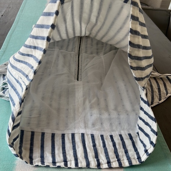 BCBGMaxAzria Stripe Dot Print Yousra Seeveless Dress - Picture 10 of 15